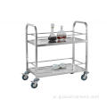 أدوات تقديم الطعام مطعم Stainless Steel Trolley